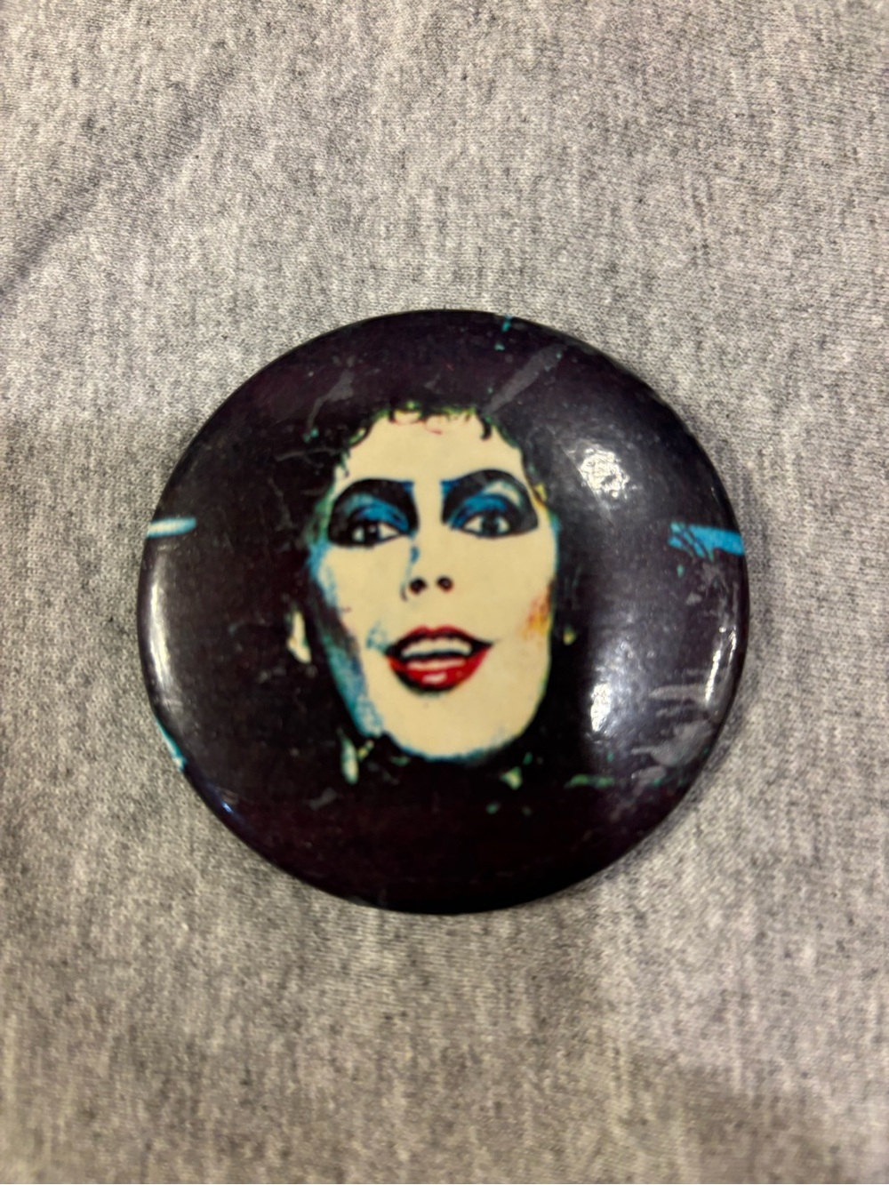 80s Rocky Horror Motion Picture Show Tim Curry Button